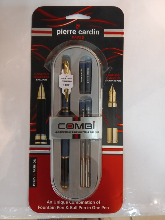 Pierre cardin paris combi combination of fountain pen & ball pen