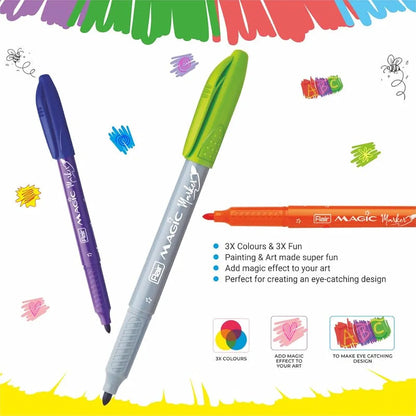 FLAIR Creative Series Magic Marker  8 Shades + 2 Color Changers