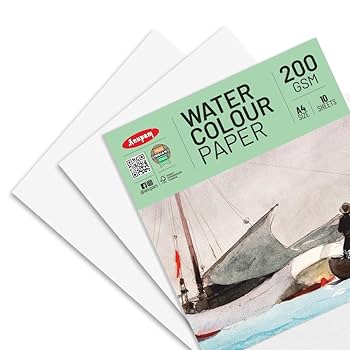 Anupam water colour paper 200gsm A4SIZE 10 sheet