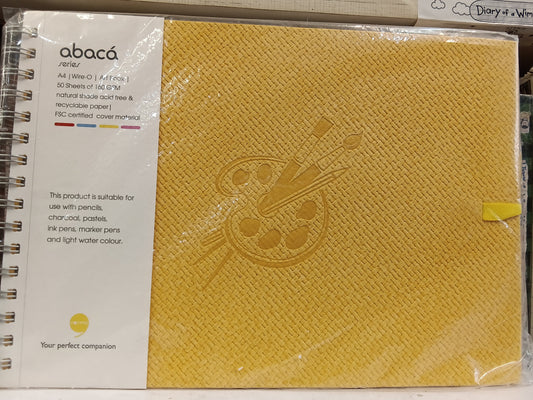 Comma wire-O art book