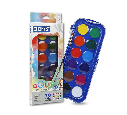 Doms AQUA colour cake 12shades