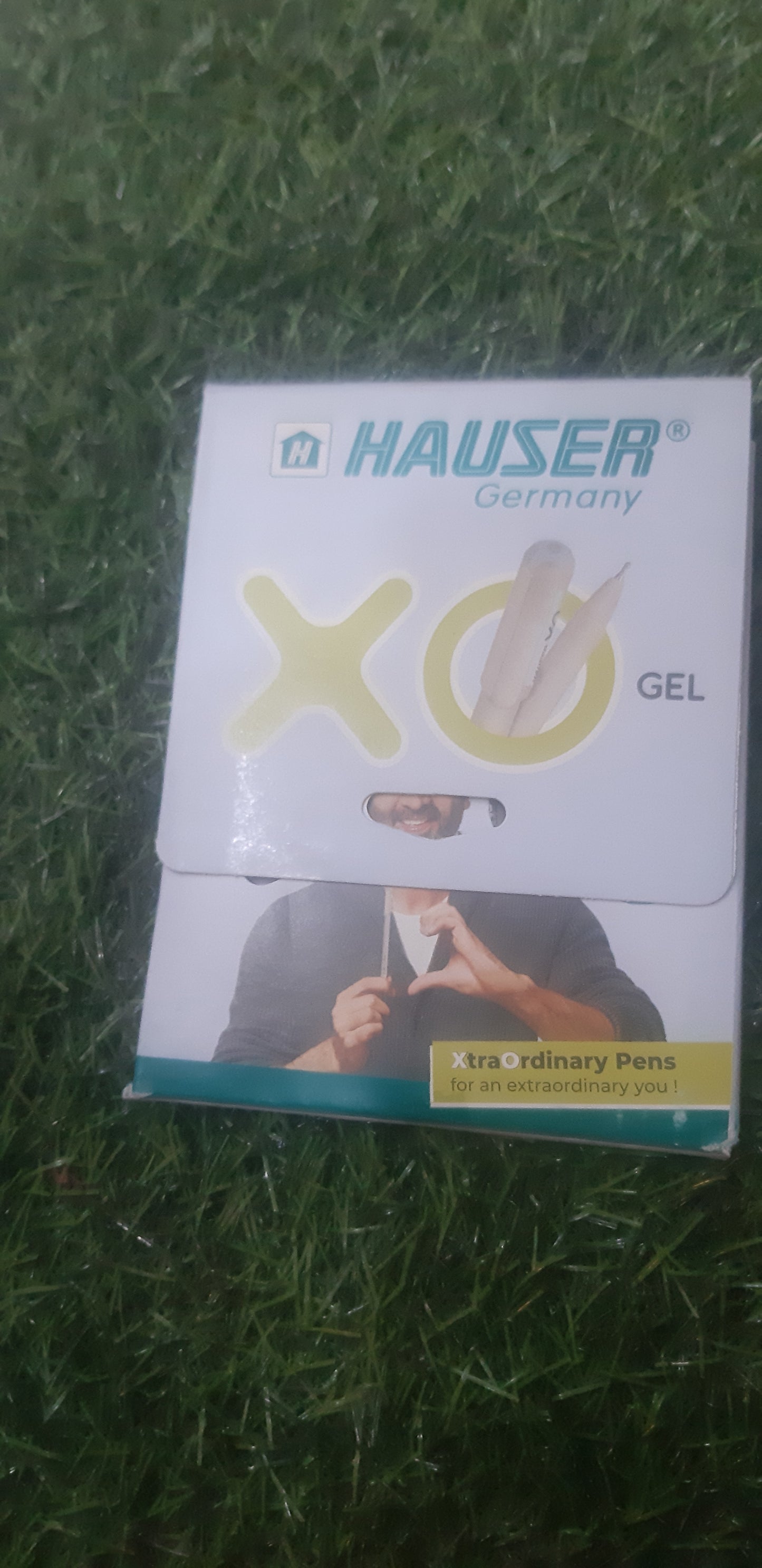 Hauser XO Gel Pen Wallet Pack | Sleek Body & Minimalistic Design With Matt Finish | Solid Body Type, Low Viscosity Ink | Ultra Durable Tip | red ink